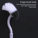 7 PCS Household Toilet Long Handle Toilet Brush Toilet Cleaning Brush - Image 3