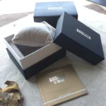 BAOGELA Paper + Sponge Square Watch Packaging Box Black Watch Gift Box, Size: 12.5 x 9.5 x 7.2cm - Image 4