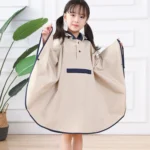 Boys And Girls Raincoat Kindergarten Baby Three-dimensional Poncho With Schoolbag Seat - Image 2