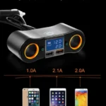 ZNB02 Car Charger Dual USB Car Cigarette Lighter - Image 4