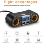 ZNB02 Car Charger Dual USB Car Cigarette Lighter - Image 6