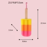Creative Ice Cream Shape Kitchen Sponge Wipe Stick Ice Sponge Brush Kitchen Dishwashing Sponge Scouring Pad - Image 6
