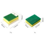 Creative Kitchen Scouring Pad Sponge Wipe Bed Shape Storage Rack Set - Image 5