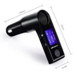 G7S Car Hands-free Bluetooth MP3 Player FM Transmitter With LCD Display - Image 6