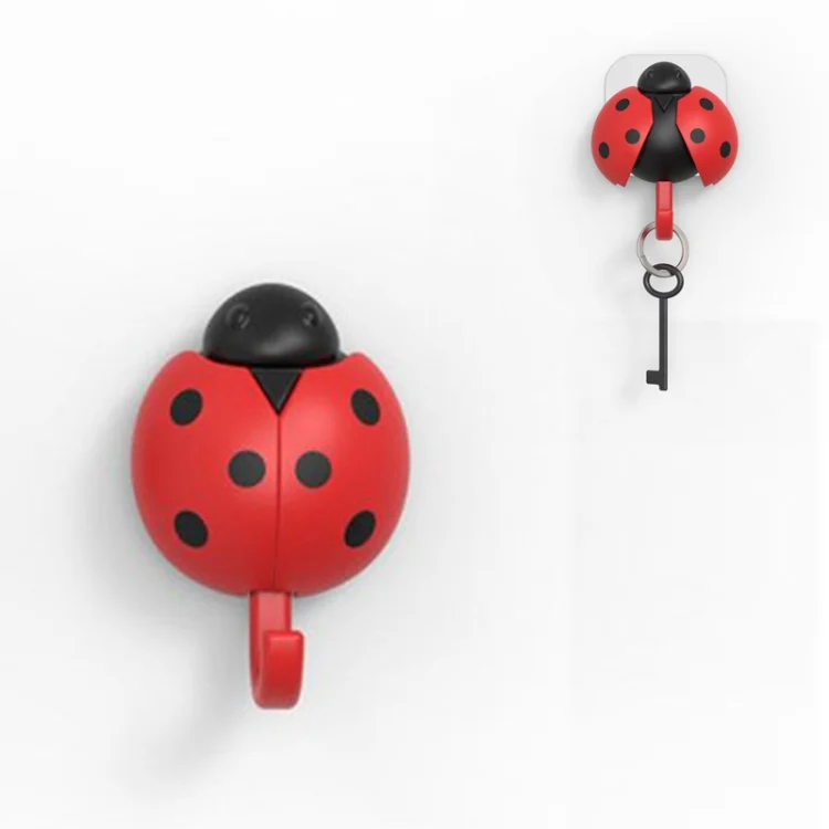 TBD0426884201A.webp Creative Cute Beetle Key Hook Gravity Sensor Wings Automatically Open Hook - Image 1