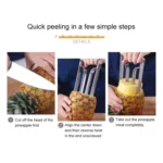 Stainless Steel Pineapple Knife Peeler Pineapple Core Remover - Image 7