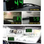 Kingneed C80 4.5inch HUD Car Head-up Display GPS Speed Meter Overspeed Alarm Mileage Altitude Clock - Image 5