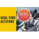 Kingneed C80 4.5inch HUD Car Head-up Display GPS Speed Meter Overspeed Alarm Mileage Altitude Clock - Image 8