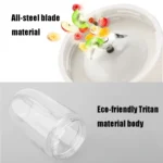 Mingdian Portable USB Rechargeable Juicer Mini Juice Cup - Image 6