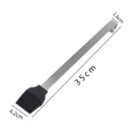Silicone Oil Brush Stainless Steel Barbecue Brush Seasoning Brush DIY Cake Barbecue Baking Tool - Image 2