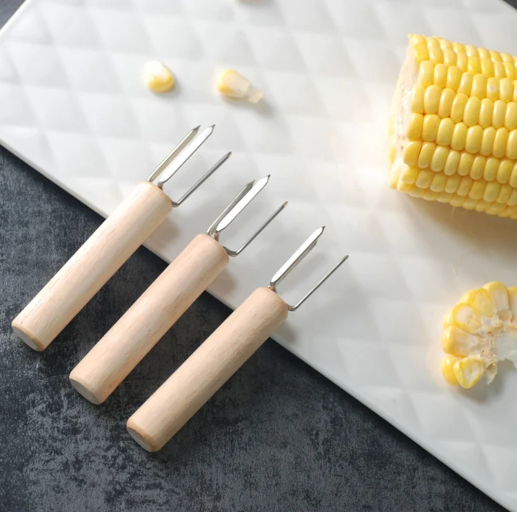 TBD04269079_3.webp 10 PCS Corn Fork Corn Roast Needle Moxa Extender Corn Plug Barbecue Tool Barbecue Fork - Image 4