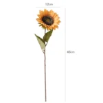 Retro Sunflower Sunflower Simulation Sunflower Bouquet Wedding Bride Holding Fake Flowers - Image 3