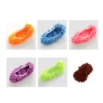 2pcs Chenille Lazy Mopping Shoe Cover Clean Floor Removable and Washable Mop Random Color - Image 10