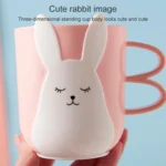 Creative Cute Mouthwash Cup Household Brushing Cup Plastic Children Cup with Handle - Image 3