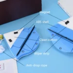 Double-sided Glass Window Cleaner Triangle Multifunctional Magnetic Glass Cleaner - Image 9