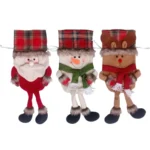 Christmas Drawstring Gift Bag Christmas Decorations Candy Gift Bag - Image 4