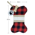 Christmas Decorations Christmas Socks Gift Bags Bones Pets Pendants - Image 3