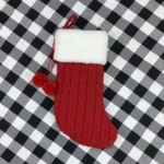 Christmas Knitted Socks Gift Bag Ornament Supplies Pendant - Image 2