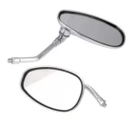 1 Pairs Motorcycle Electric Car Accessories Iron Rod Plating Mirror Rearview Mirror - Image 2