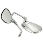 1 Pairs Motorcycle Electric Car Accessories Iron Rod Plating Mirror Rearview Mirror - Image 4