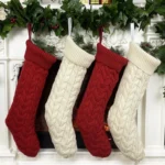 Knitted Woolen Gift Bags Christmas Socks Christmas Pendants Ornaments - Image 5