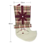 Christmas Stocking Gift Bag Children Gift Bag Christmas Tree Decoration Pendant - Image 3