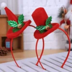 Christmas Headband Christmas Ornaments Adult Children Christmas Hat Headband - Image 2