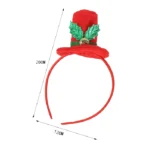 Christmas Headband Christmas Ornaments Adult Children Christmas Hat Headband - Image 3