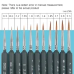 WeiZhuang Hook Line Pen Painting Hand-painted Watercolor Wolf Mint Hook Line Pen Painting Stroke Thin Line Brush - Image 3