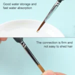 WeiZhuang Hook Line Pen Painting Hand-painted Watercolor Wolf Mint Hook Line Pen Painting Stroke Thin Line Brush - Image 4