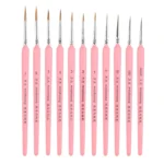 WeiZhuang Hook Line Pen Painting Hand-painted Watercolor Wolf Mint Hook Line Pen Painting Stroke Thin Line Brush