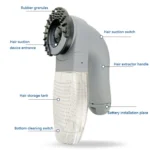 Pet Hair Suction Device Electric Massage Cleaning Vacuum Cleaner Pet Hair Sticking Device - Image 2