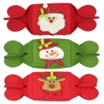 Folding Candy Gift Packaging Bag Non-Woven Bag Christmas Decoration Gift Bag - Image 4