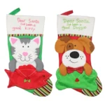Christmas Ornaments Dog Cat Envelope Socks Christmas Tree Decorations Gift Bag - Image 4