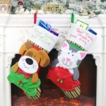 Christmas Ornaments Dog Cat Envelope Socks Christmas Tree Decorations Gift Bag - Image 5