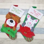 Christmas Ornaments Dog Cat Envelope Socks Christmas Tree Decorations Gift Bag - Image 6