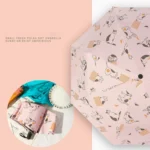 Small Fresh Sun and Rain Dual-use Folding Sunshade UV Protection Sunscreen Umbrella - Image 7