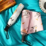 Small Fresh Sun and Rain Dual-use Folding Sunshade UV Protection Sunscreen Umbrella - Image 8