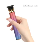 Gradient Color Small Clipper Retro Electric Clipper USB Charging Electric Hair Clipper - Image 4