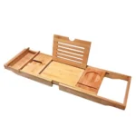 Multifunctional Telescopic Shelf Toilet Bath Tablet Phone Holder Bathroom Bathtub Holder Rack - Image 2