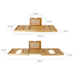 Bathtub Wine Mobile Phone Tablet Stand Bathtub Shelf Tray Shelf Rack - Image 3