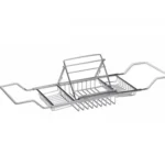 304 Stainless Steel Bathtub Rack Retractable Bracket Bathroom Shelf - Image 2