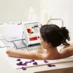 304 Stainless Steel Bathtub Rack Retractable Bracket Bathroom Shelf - Image 5