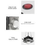 COB Plant Growth Light LED Vegetable Planting Succulent Light - Image 7