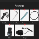 Electric Barbecue Slicing Machine Rechargeable Handheld Barbecue Slicing Knife EU Plug - Image 9