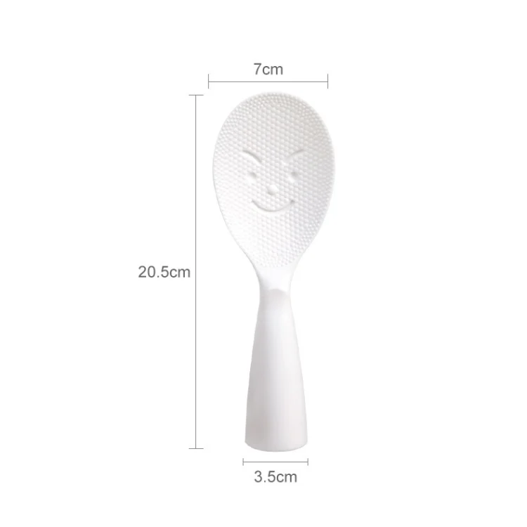 TBD04270062_1.webp Creative Smile Face Rice Spoon Vertical Type Food Grade Kitchen Rice Cooker Spoon - Image 2