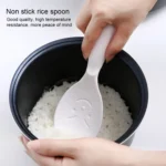 Creative Smile Face Rice Spoon Vertical Type Food Grade Kitchen Rice Cooker Spoon - Image 7