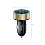 Halo Car MP3 Bluetooth Player Car Charger Car FM Transmitter 3.1A Car Charger - Image 7