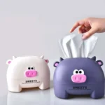 Cartoon Calf Tissue Box Household Desktop Roll Paper Tube - Image 5