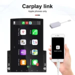 9.7 inch Vertical Screen HD 2.5D Glass Car MP5 Player Android Navigation All-in-one Machine - Image 3